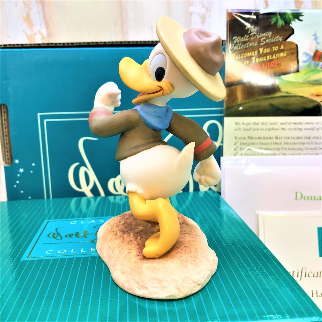 レア★WDCC ドナルドの少年団長 ドナルドダック 陶器製フィギュア