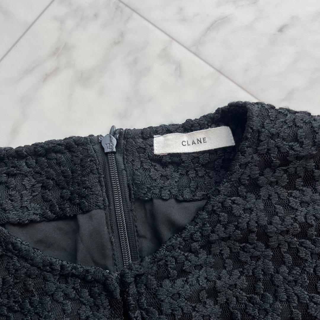 CLANE クラネ　定価3万円　3Dフラワーレースワンピース　ロングワンピース