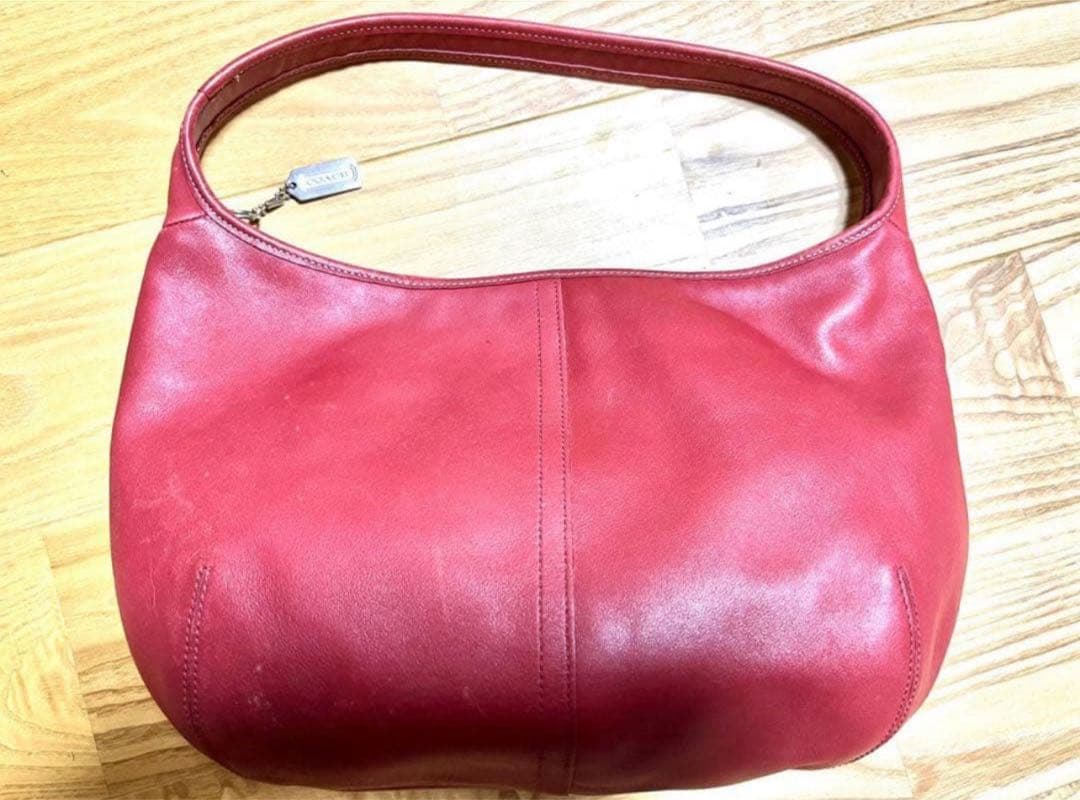 COACH オールドコーチ ハンドバッグ レッド