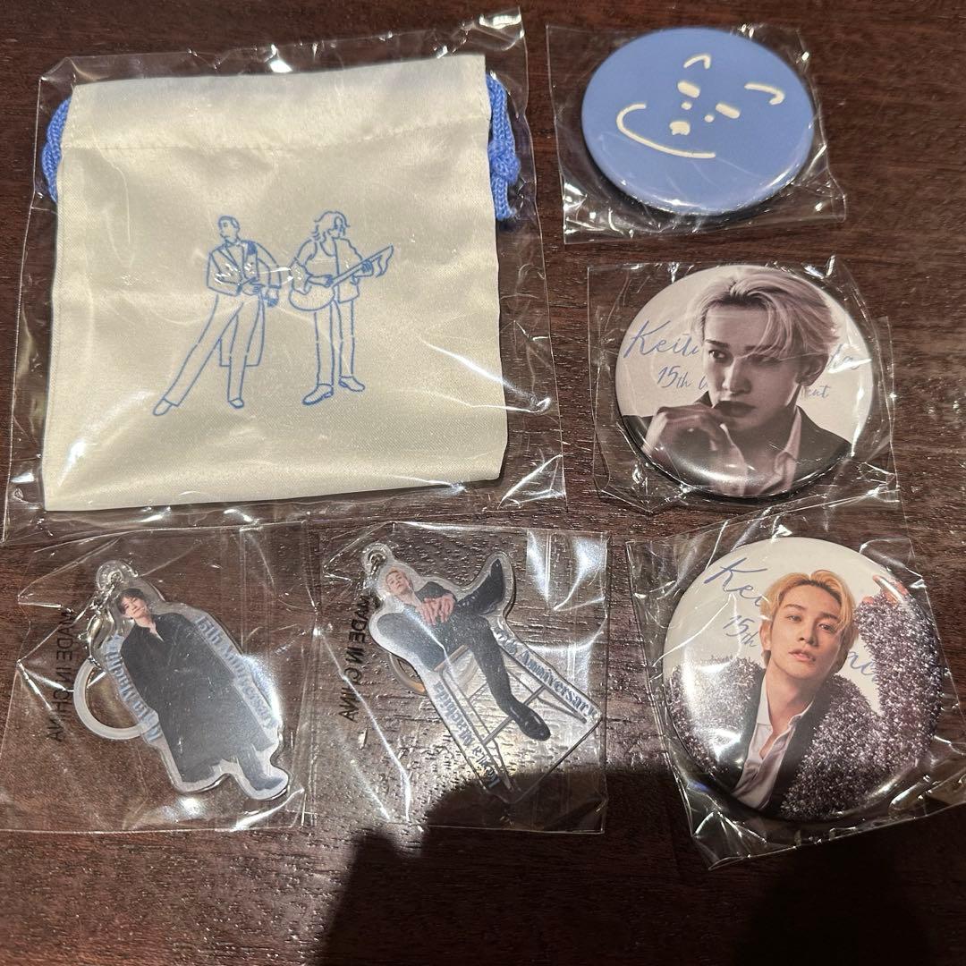 町田啓太　めじるしチャーム　缶バッジ　巾着　6点　ガチャ　目印　缶バッチ