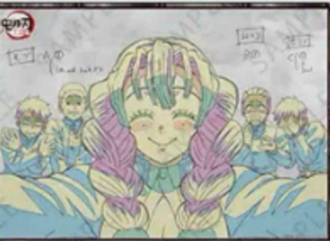 鬼滅の刃 ワールドツアー ダイニング 後期 B2原画ポスター 甘露寺蜜璃