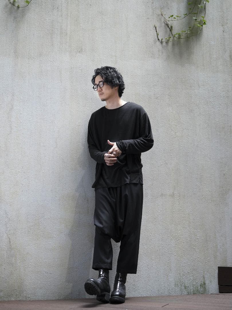 MB LIMITED ハイエンド尾州ウール サルエルパンツ サイズ L