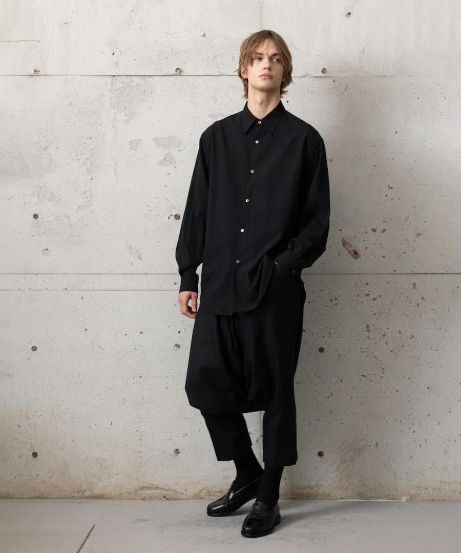 MB LIMITED ハイエンド尾州ウール サルエルパンツ サイズ L