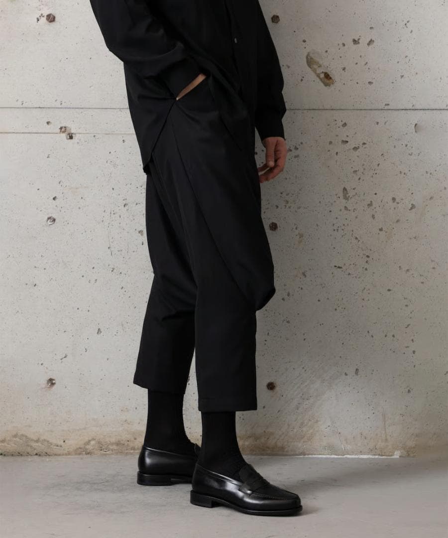 MB LIMITED ハイエンド尾州ウール サルエルパンツ サイズ L