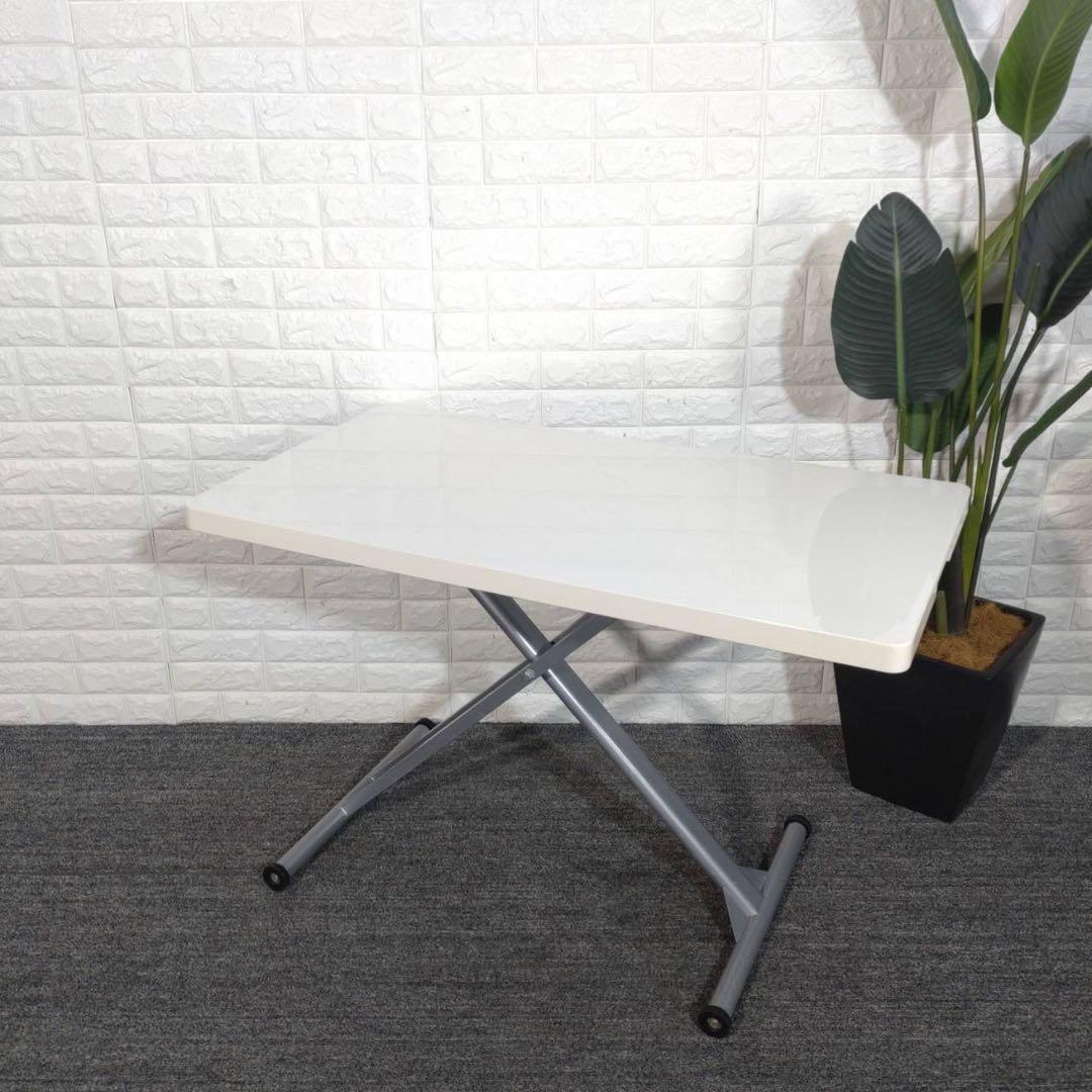 筑波産商 ガス圧式リフトテーブル サリーレ 昇降式テーブル 机 G046