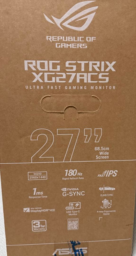 ASUS XG27ACS 27インチ FastIPS