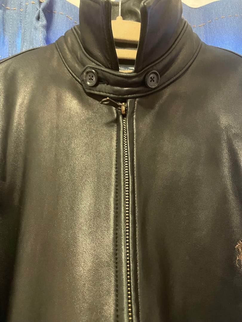 【最終値下中】ラルフローレン　革ジャケット　ブラウン