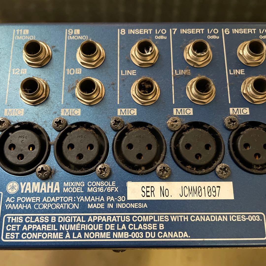 YAMAHA ヤマハ　MG16/6FX　ミキサー MIXING CONSOLE