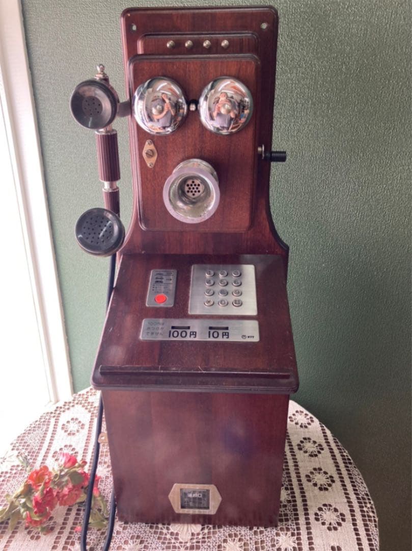 クラシックテレフォン 電話機 オルゴール インテリア アンティーク ビンテージ