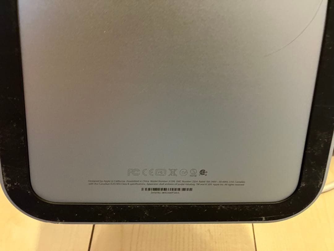 ディスプレイ・モニター本体 Apple LED Cinema Display A1316 MC007J/A