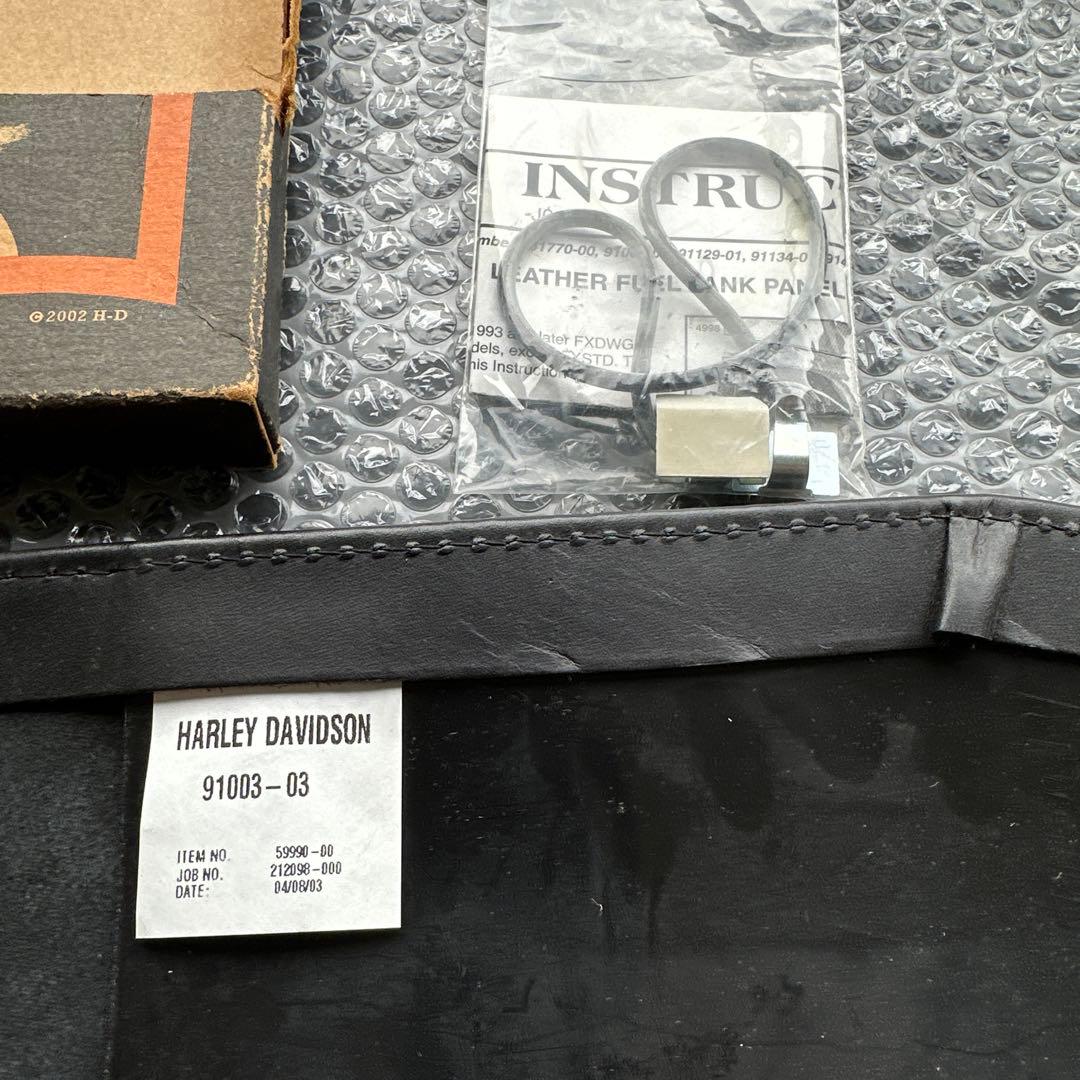 新品　ハーレー純正　タンクパネル　レザー　ソフテイル　ダイナ　ロゴ