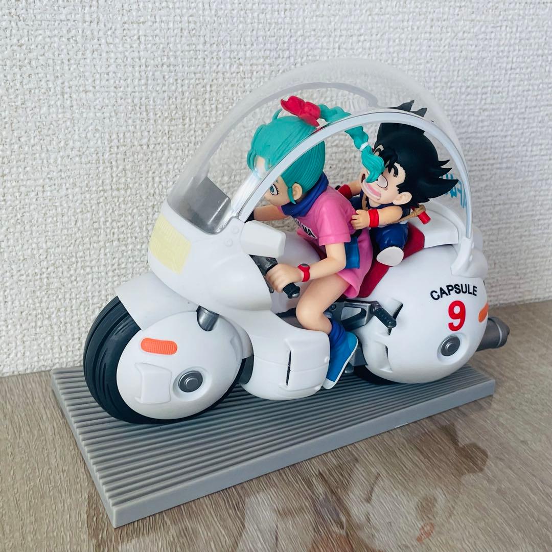 ドラゴンボール 一番くじ A賞 孫悟空＆ブルマ バイクフィギュア