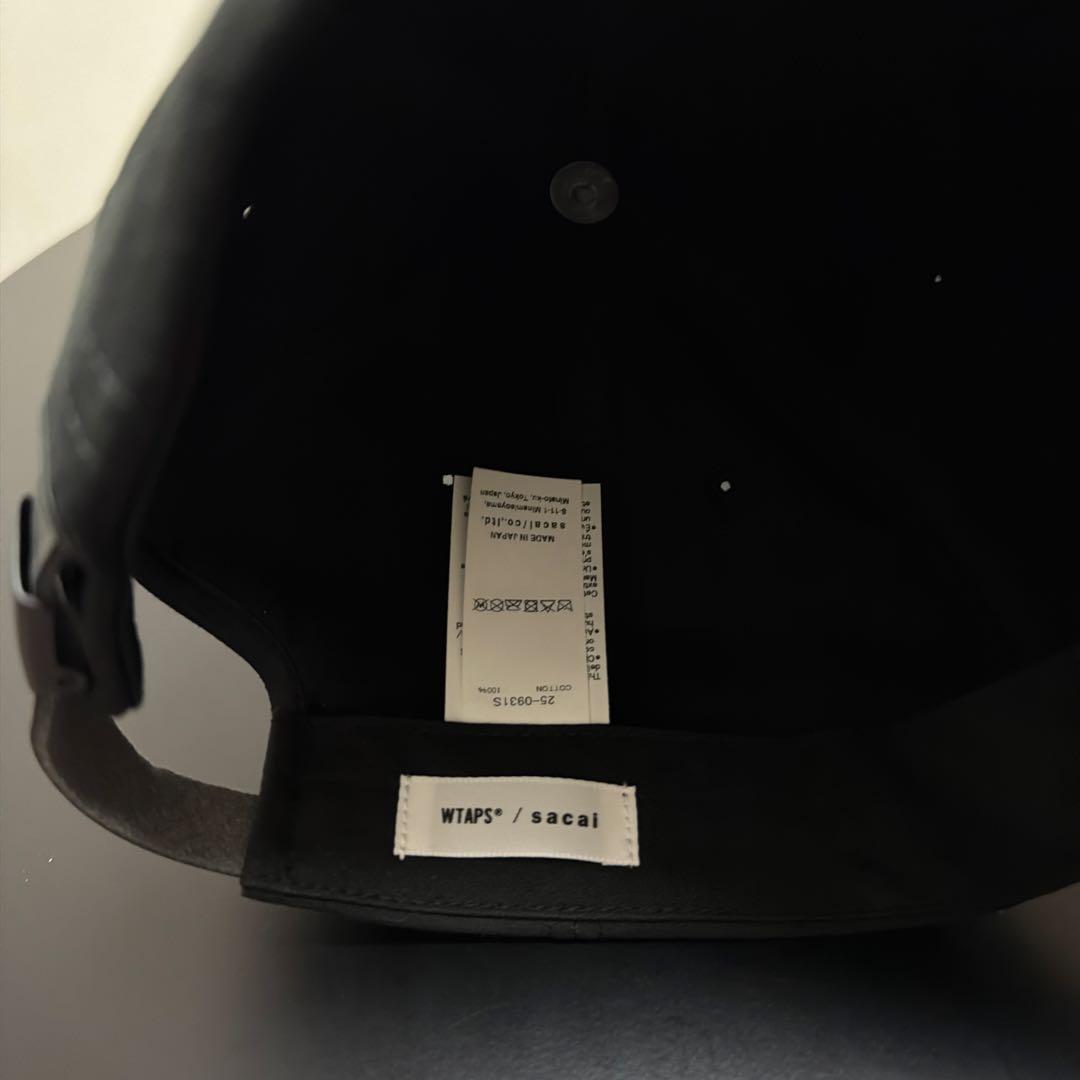 美品 sacai wtapsコラボ キャップ