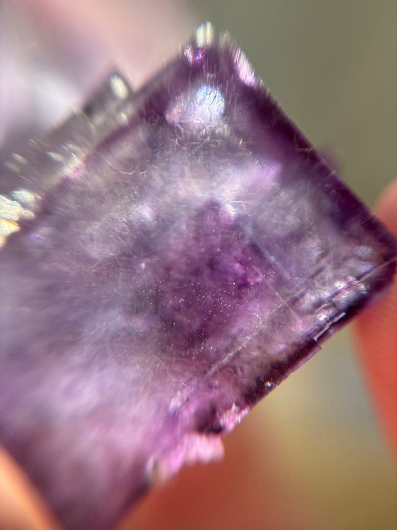 し*ま様 中国　ヤオガンシャン　パープルブルー　フローライト　結晶　原石　鉱物標