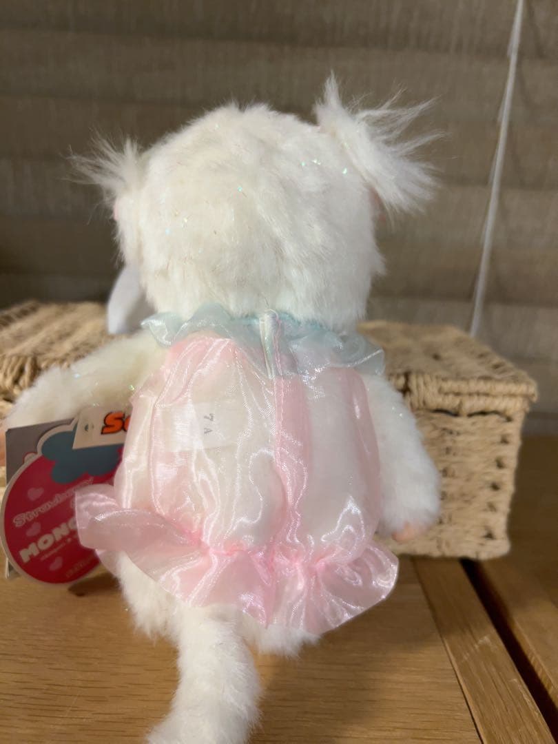 【新品】Monchhichi モンチッチ ストロベリー&ハート ぬいぐるみ