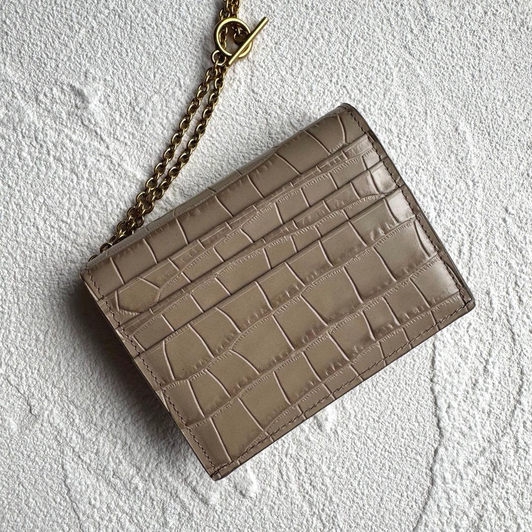 J&M DAVIDSON チェーン ウォレット トープ ショルダー ケース