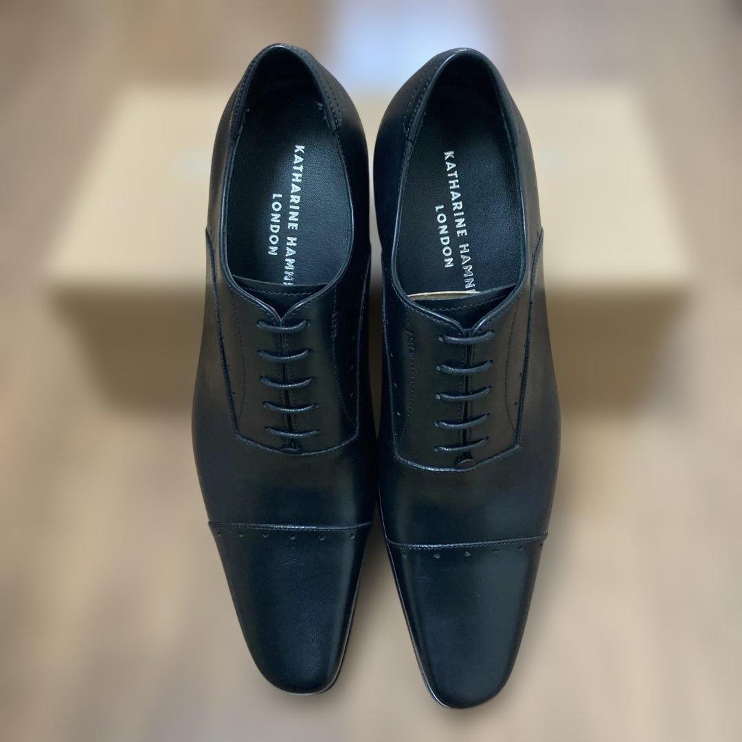 新品　KATHARINE HAMNETT ドレスシューズ 26cm ブラック