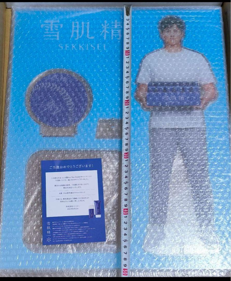 大谷翔平選手　限定品 コーセー　雪肌精　アクリルスタンド