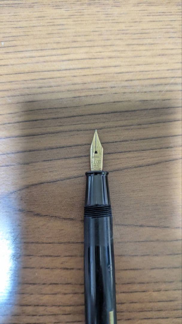 現状品◆パイロット 古いレバーフィラー式万年筆 14Kペン先 サイズ3