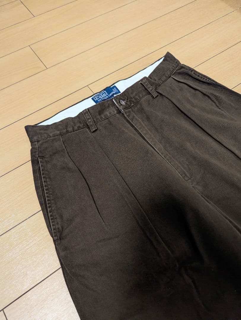 00s　ポロラルフローレン　ポロチノ　チノパン　ブラウン　ANDREW PANT