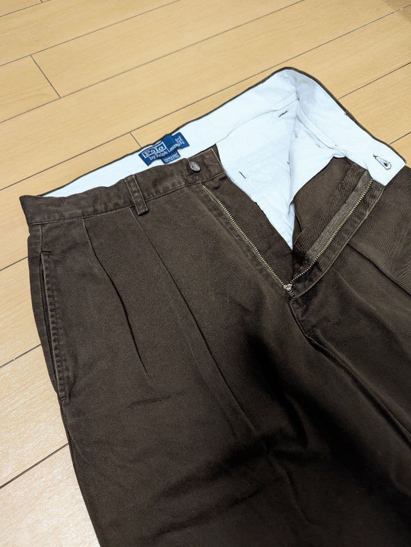 00s　ポロラルフローレン　ポロチノ　チノパン　ブラウン　ANDREW PANT