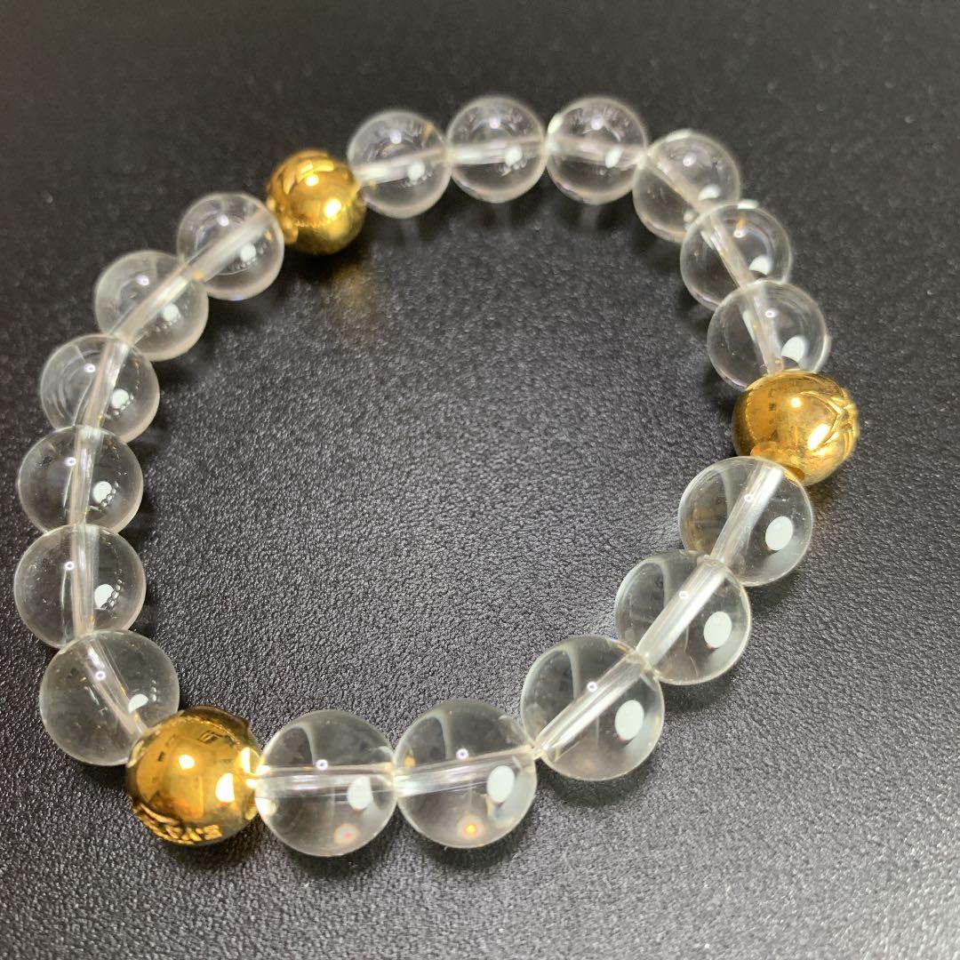 矢沢永吉 ストーンプレス Zスター クリスタル ゴールド ブレスレット