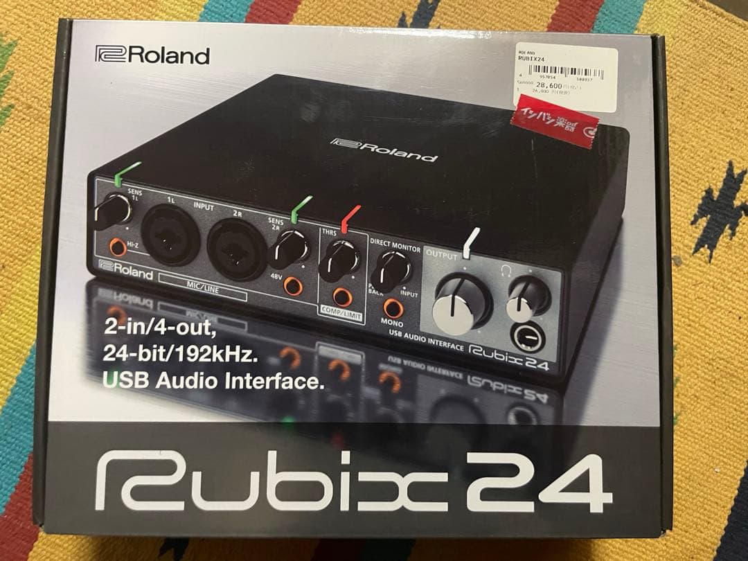 Roland rubix 24 オーディオインターフェイス