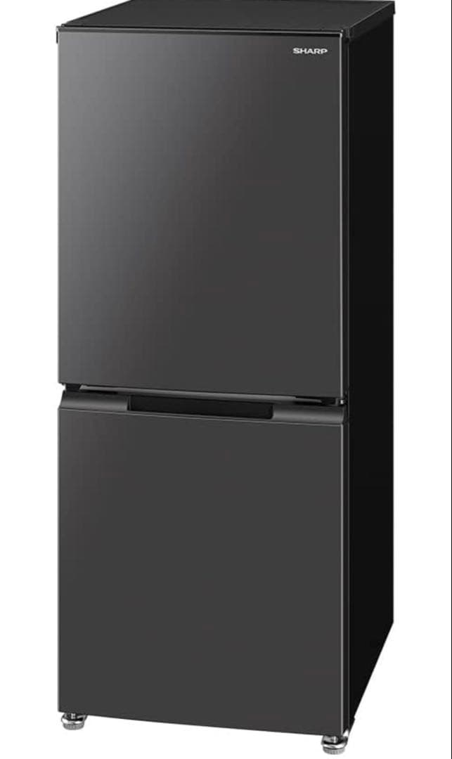 【美品】シャープ SHARP 冷蔵庫　SJ-D15H-H 152L 黒