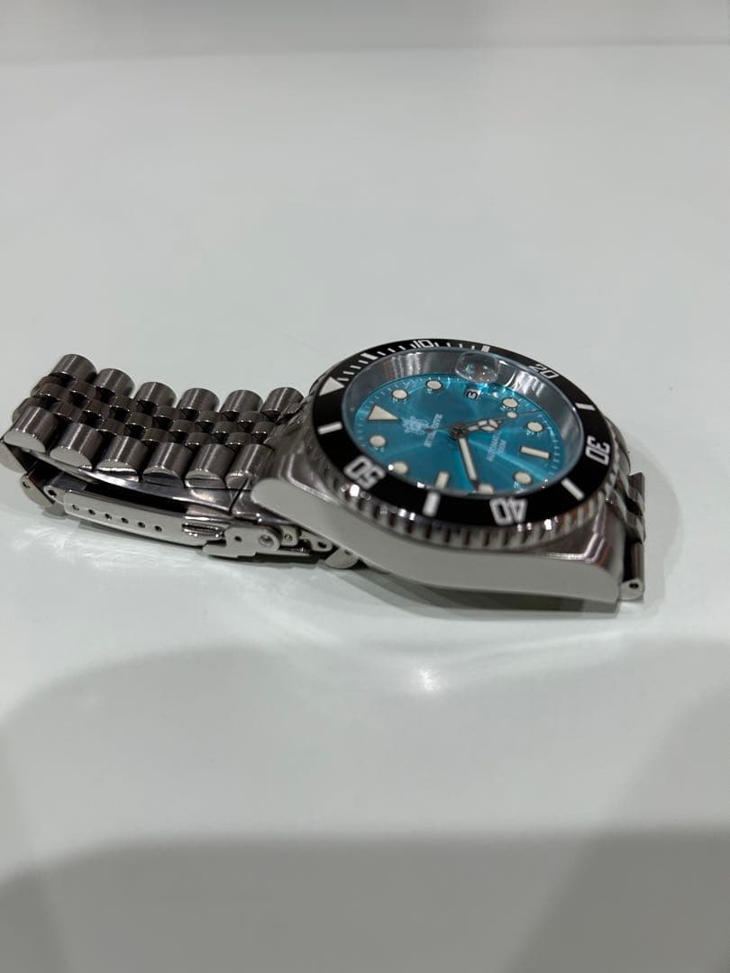 STEELDIVE 自動巻きダイバーズウォッチ 青文字盤