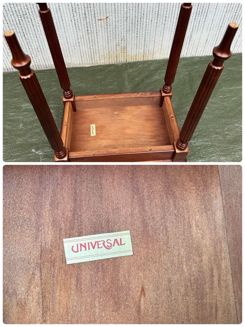 【サイドテーブル】UNIVERSAL　ユニバーサル　ナイトテーブル　花台　飾り台