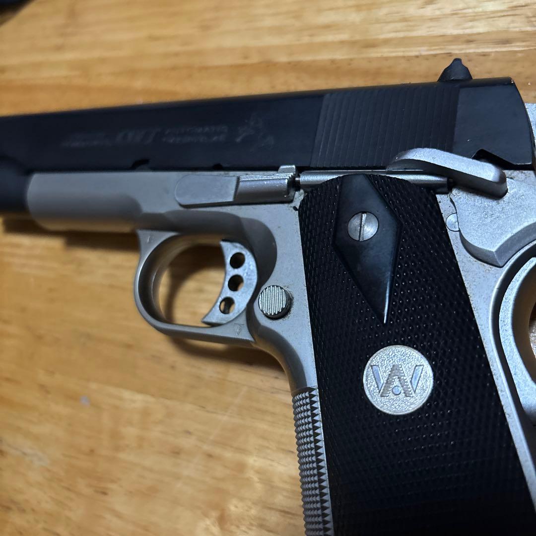 コルト コンバットコマンダー カスタム フレイムシルバー　ウエスタンアームズ