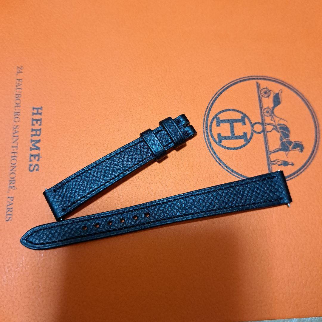エルメス　hウォッチ　tpm　hh1.110 レザーベルト ブラック