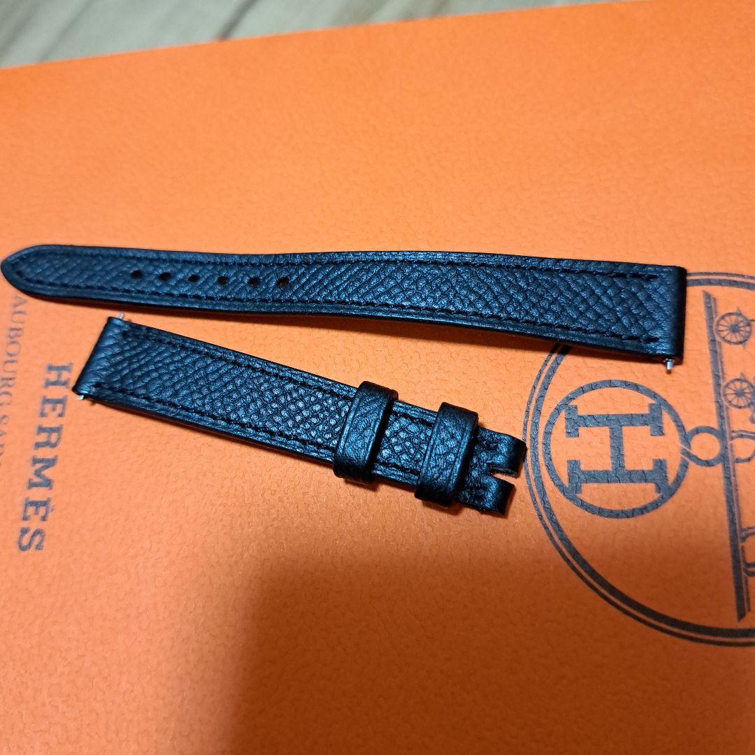エルメス　hウォッチ　tpm　hh1.110 レザーベルト ブラック