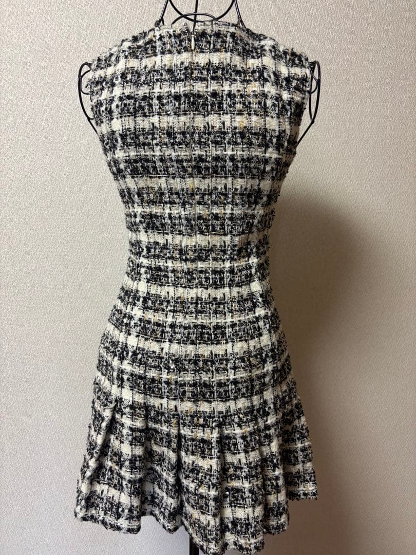 DEA.by ROSE de FLEURS ツイードノースリーブワンピース　S