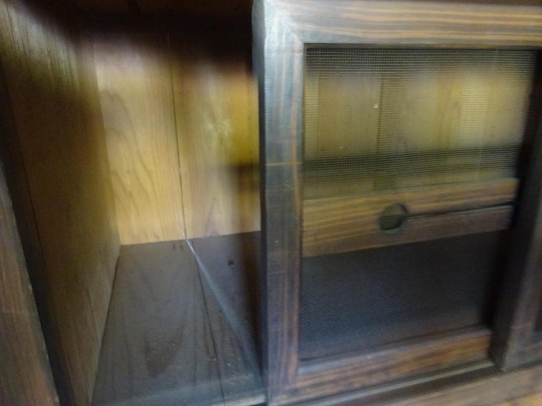 mold★最終値 水屋　食器棚　アンティーク　古民家蔵出し　箪笥　古い家具