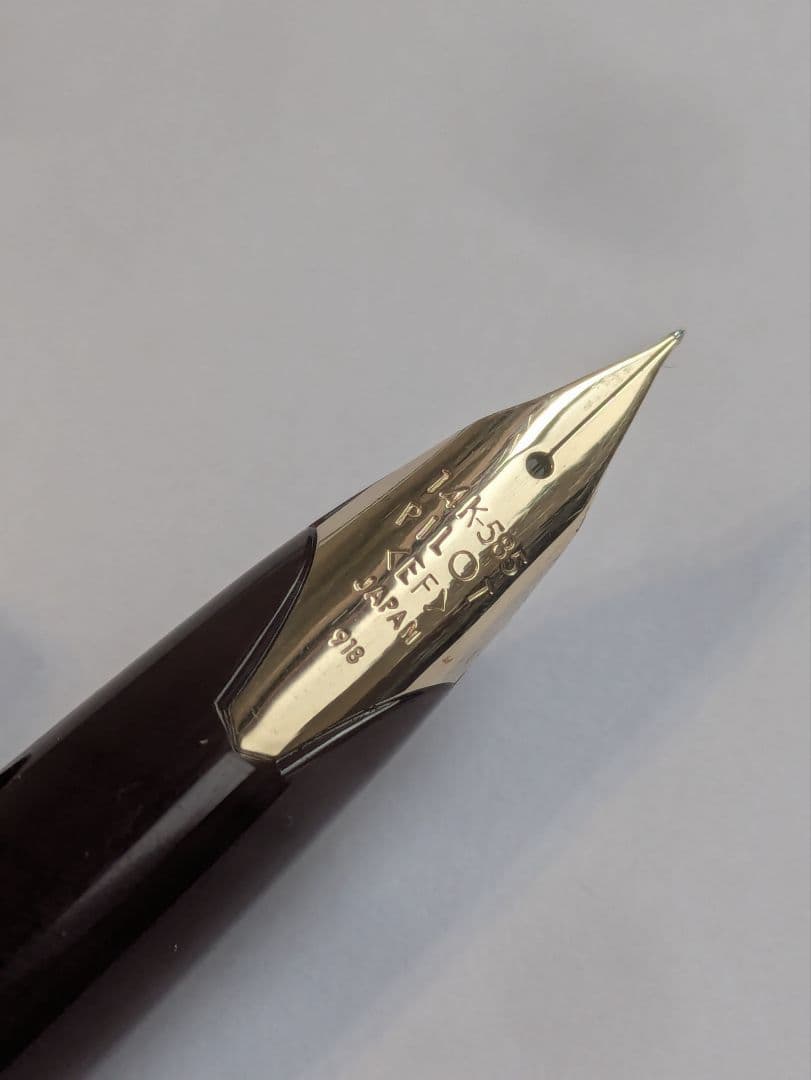 パイロット　エリート95s　ボルドー　EF　14金