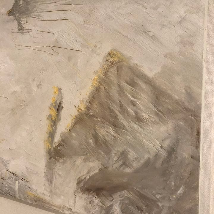 大判油絵・港区海岸の景色