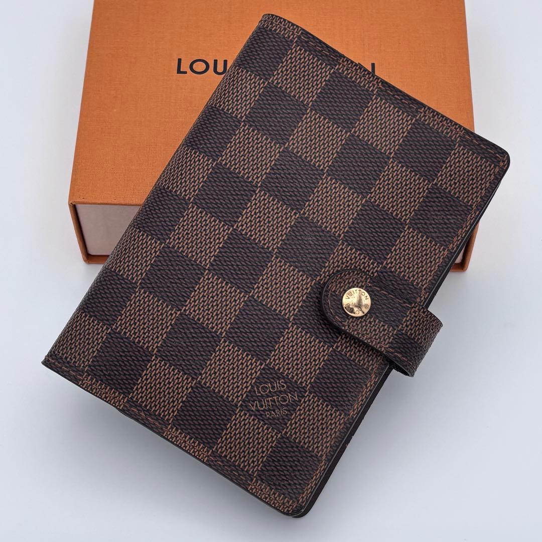 【美品】ルイヴィトン ダミエ アジェンダ PM 手帳カバー 正規品