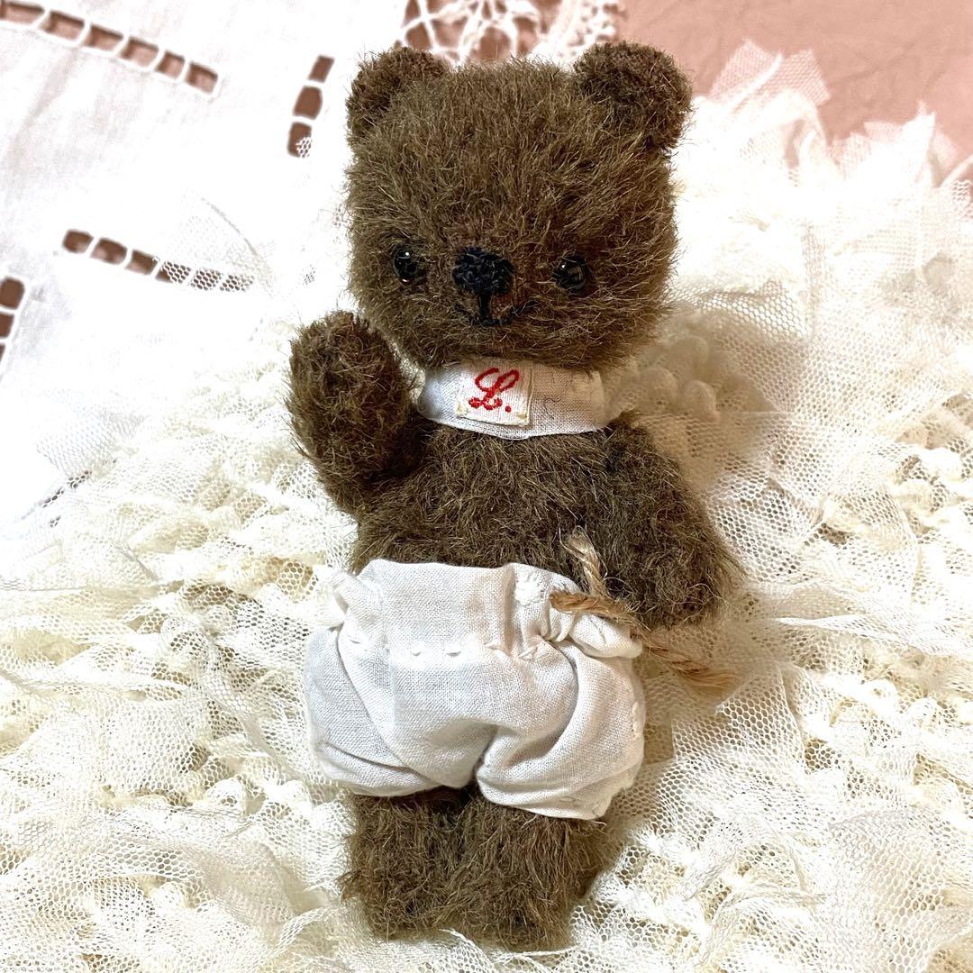 テディベア ハンドメイド ai bear 手のひらサイズ 11.5㎝ くま 熊