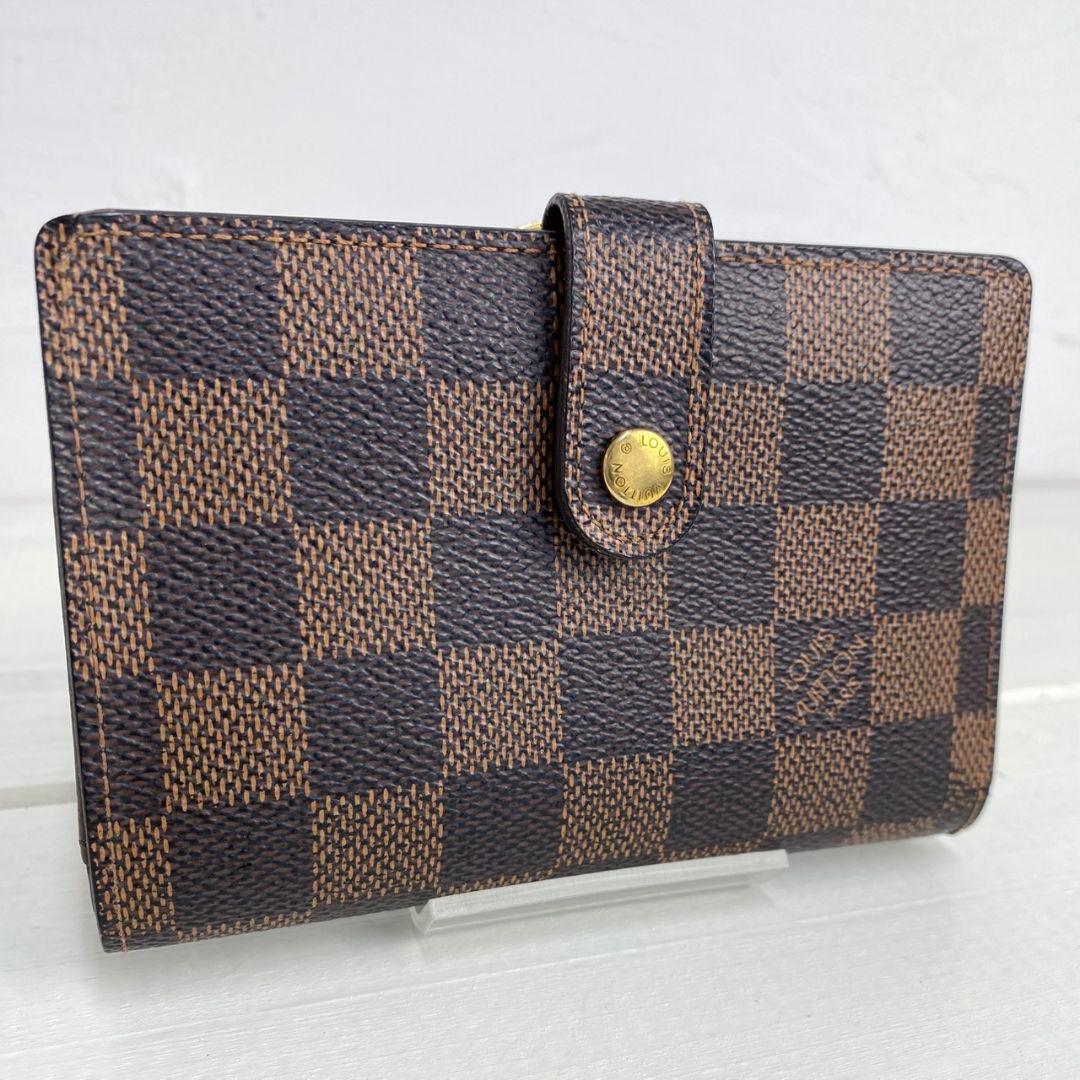 新型美品✨️ルイヴィトン　ヴィエノワ　ダミエ　エベヌ　二つ折り　財布
