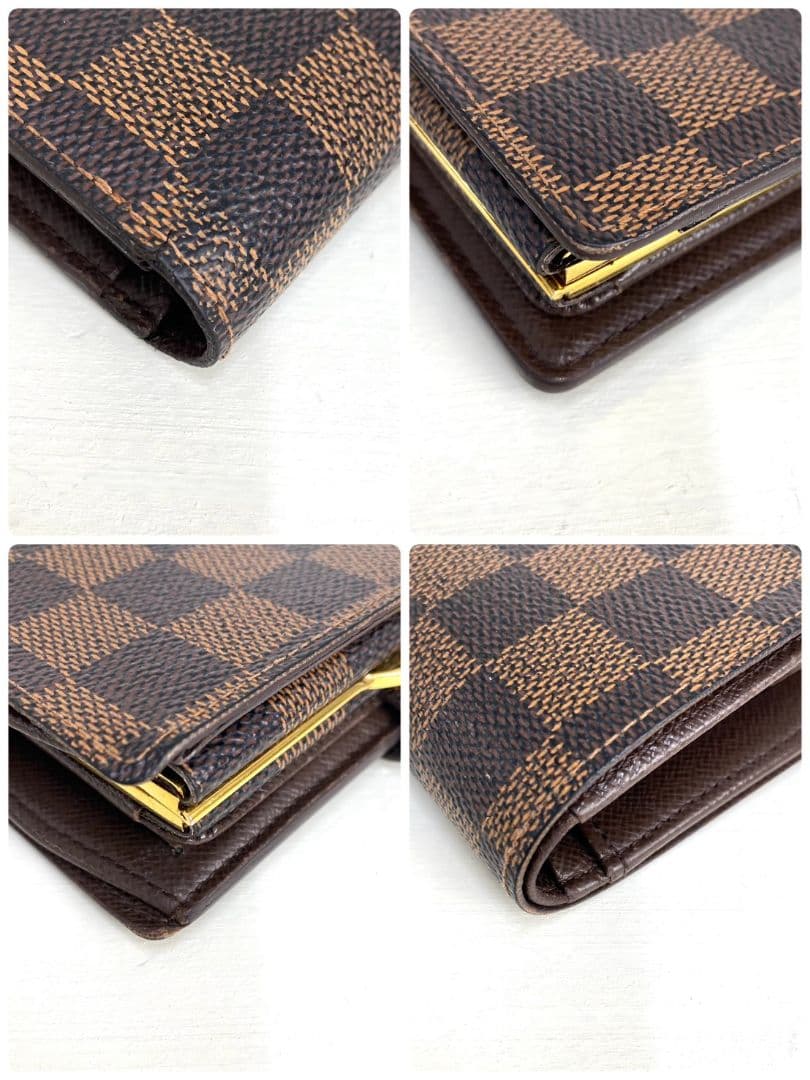 新型美品✨️ルイヴィトン　ヴィエノワ　ダミエ　エベヌ　二つ折り　財布
