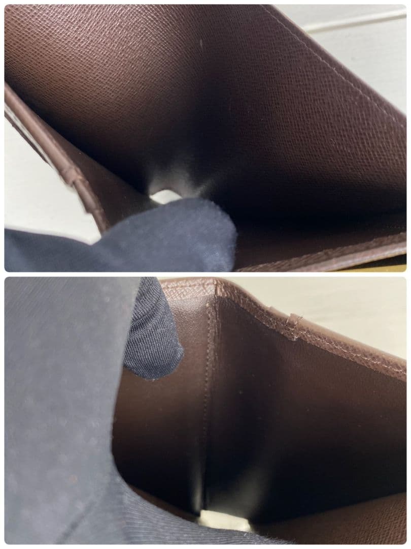 新型美品✨️ルイヴィトン　ヴィエノワ　ダミエ　エベヌ　二つ折り　財布