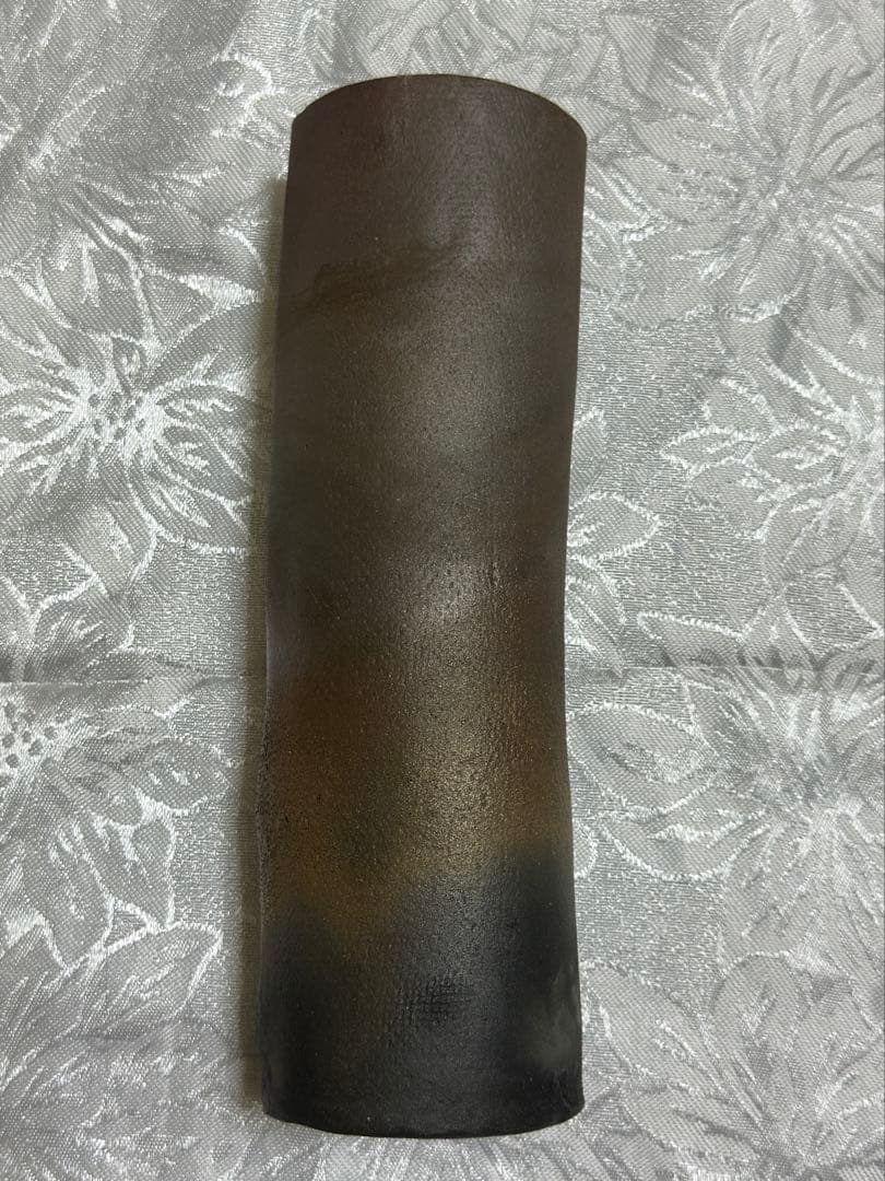 備前焼　花瓶　陶器　落款あり