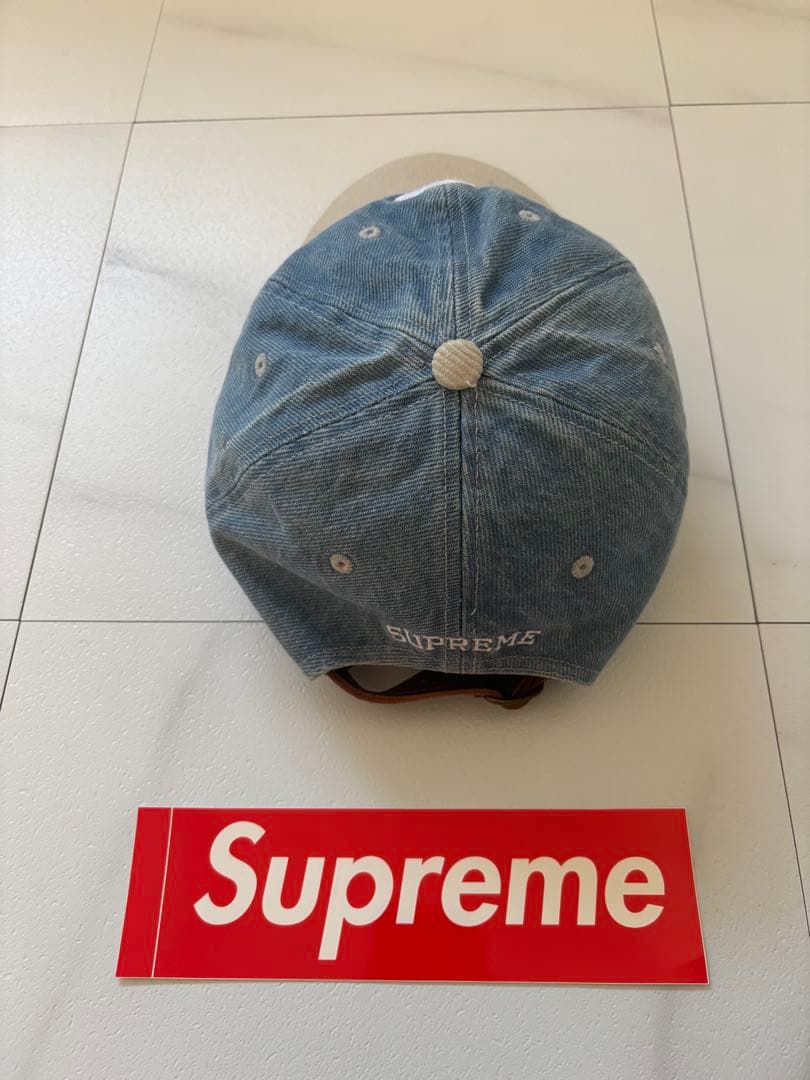 帽子 Supreme 2-Tone SLogo 6-Panel WashedDenim