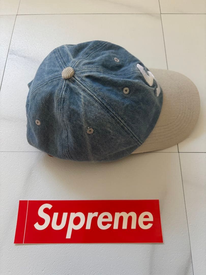 帽子 Supreme 2-Tone SLogo 6-Panel WashedDenim