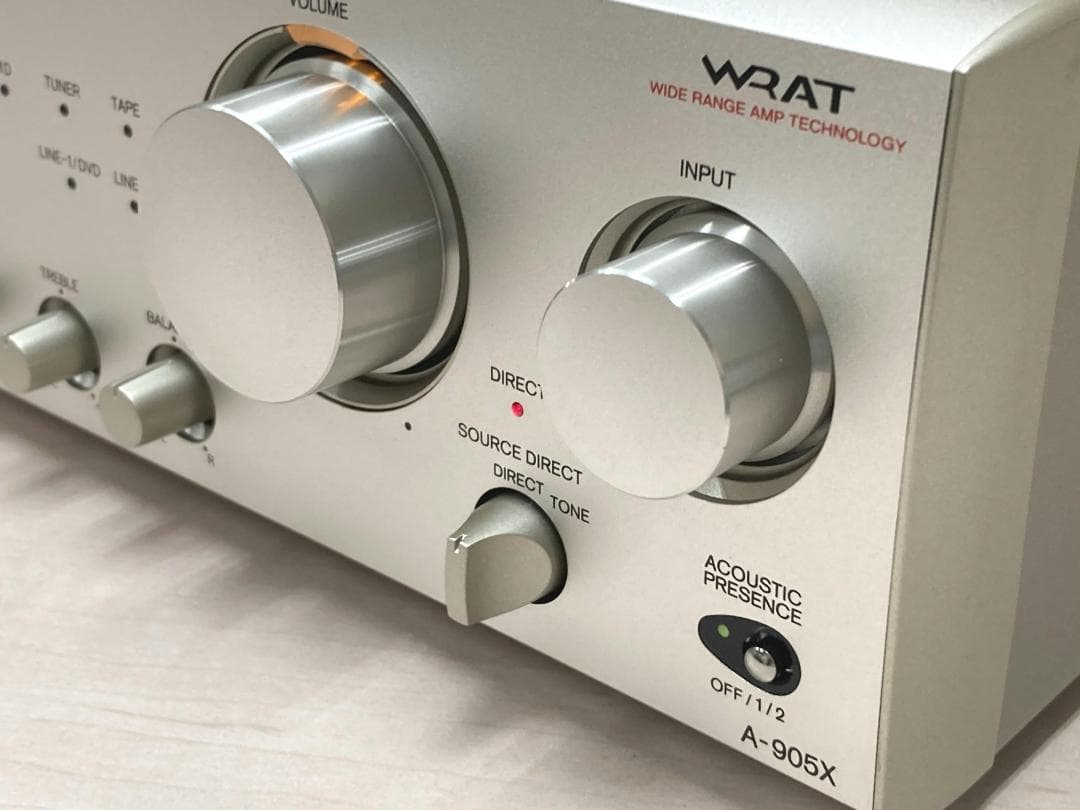 ★整備済み★ONKYO　A-905X　SPリレー交換済み　上美品　取説他あり④