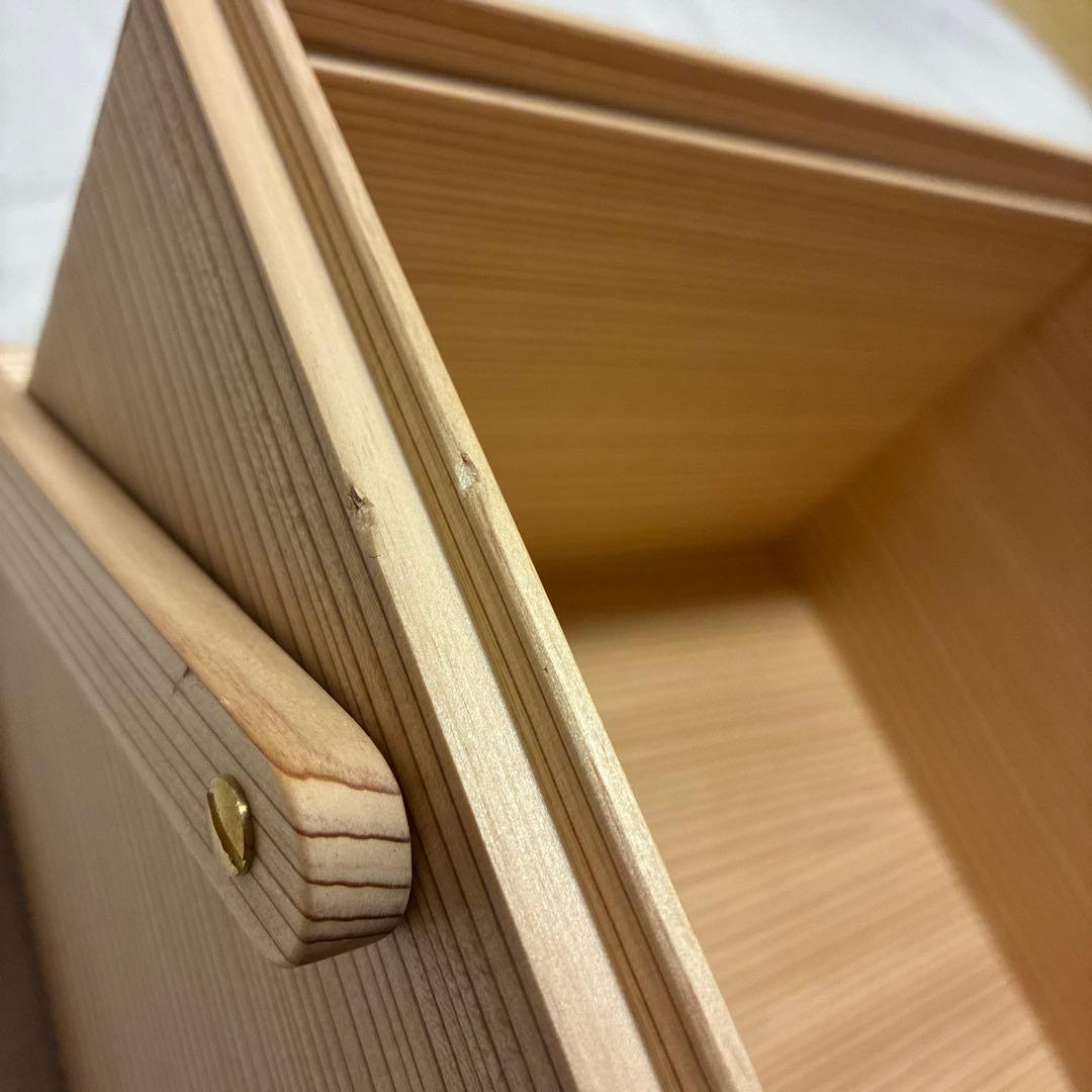 レア！【非売品】かける木工舎　作成　指物技法　木製くすり箱　当選品