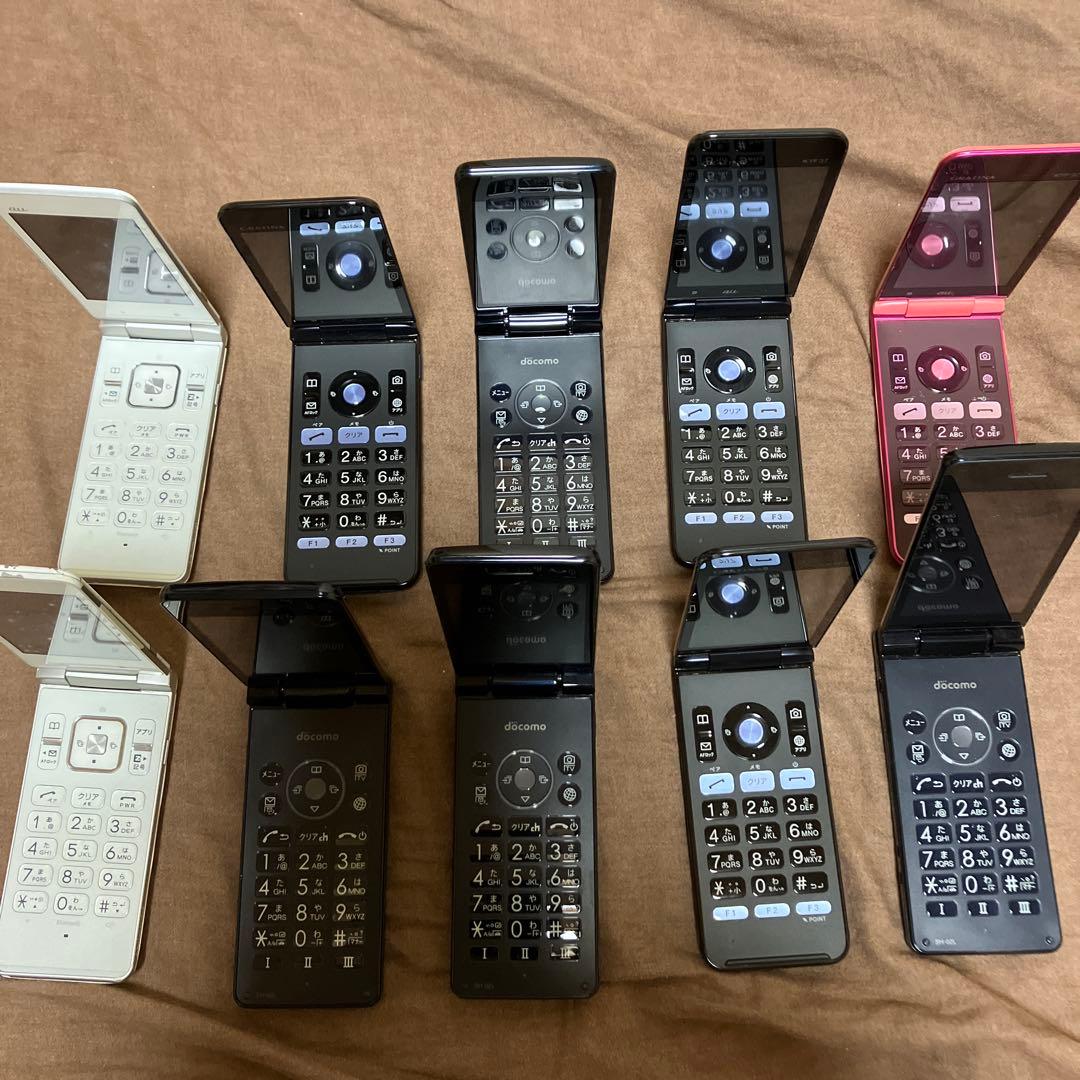 携帯電話　10台セット