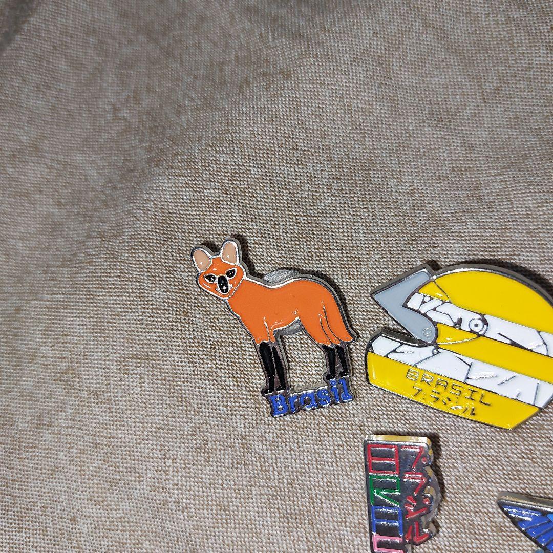 【プロフご一読】ゆき専用 ブラジル館 ピン \"2セット\" 非売品 大阪関西万博