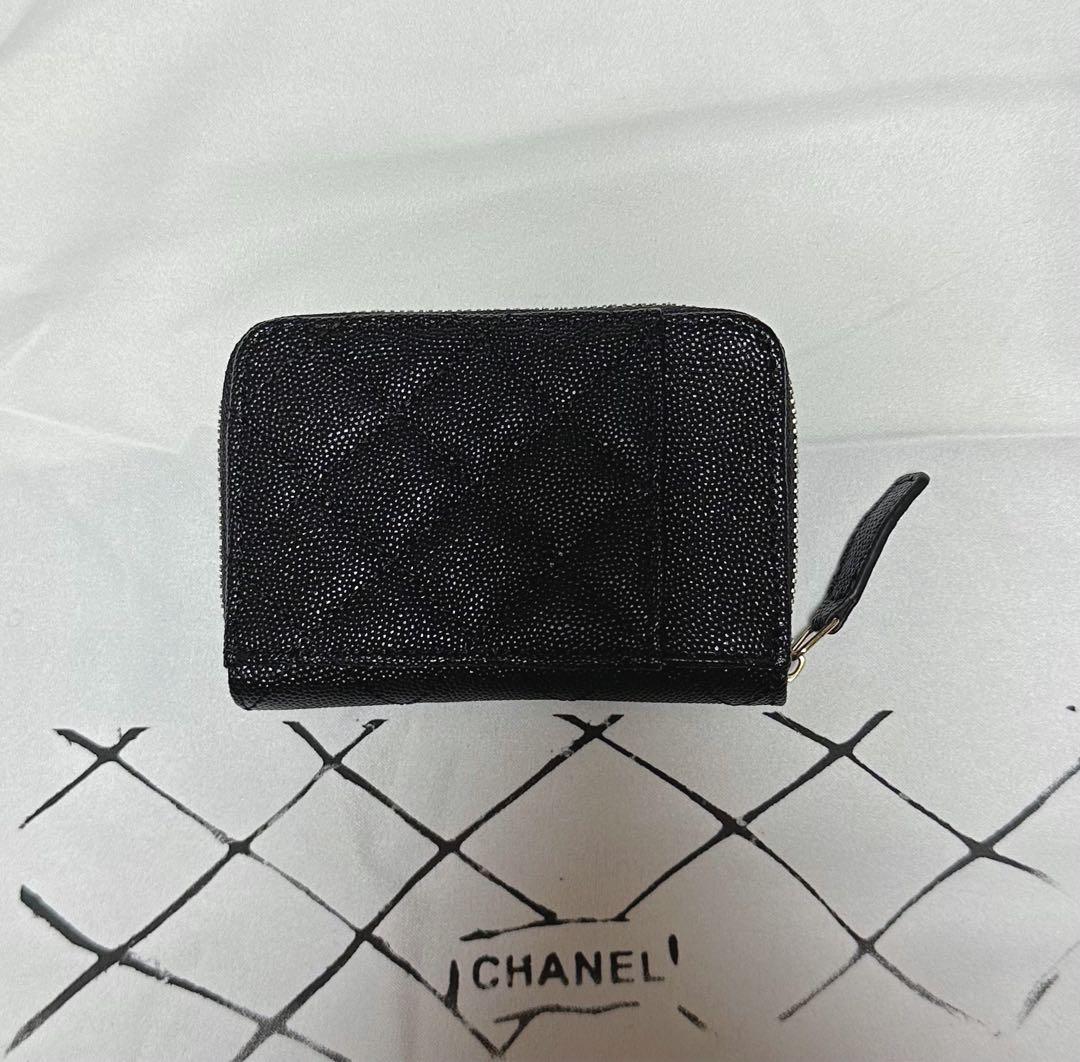CHANEL ブラック レザーキルティングケースノベルティ新品